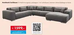 Woonsquare Hoekbank Caribbean aanbieding