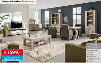Woonsquare Compleet interieur Costa aanbieding