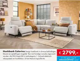 Woonsquare Hoekbank Calavino aanbieding