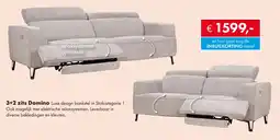 Woonsquare 3+2 zits Domino aanbieding