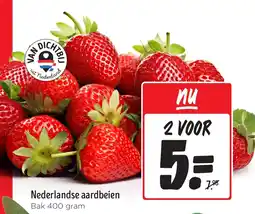 Jumbo Nederlandse aardbeien aanbieding