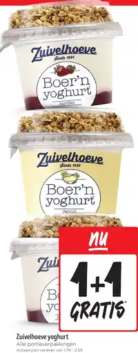 Jumbo Zuivelhoeve yoghurt aanbieding