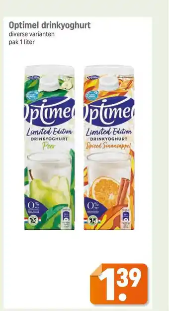 Lekker Makkelijk Optimel Drinkyoghurt 1 liter aanbieding