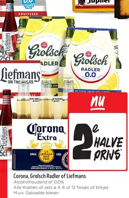 Jumbo Corona, Grolsch Radler of Liefmans aanbieding