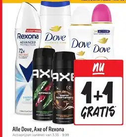 Jumbo Alle Dove, Axe of Rexona aanbieding