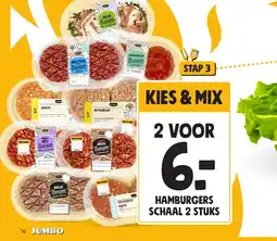 Jumbo Hamburgers aanbieding