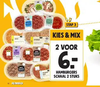 Jumbo Hamburgers aanbieding