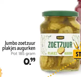 Jumbo Jumbo zoetzuur plakjes augurken aanbieding