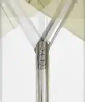 Bol.com Shanghai Parasol Aluminium 270 cm met Opdraaimechanisme - charcoal aanbieding