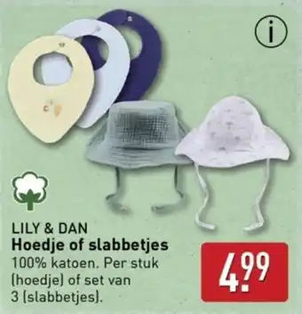 ALDI Lily & dan hoedje of slabbetjes aanbieding