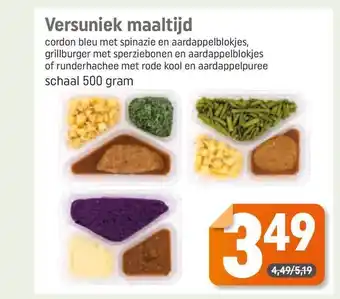 Dagwinkel Versuniek Maaltijd 500g aanbieding