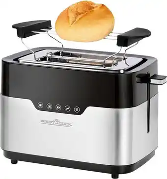 Bol.com ProfiCook TA 1170 - Broodrooster - SensorTouch - Zwart/RVS aanbieding