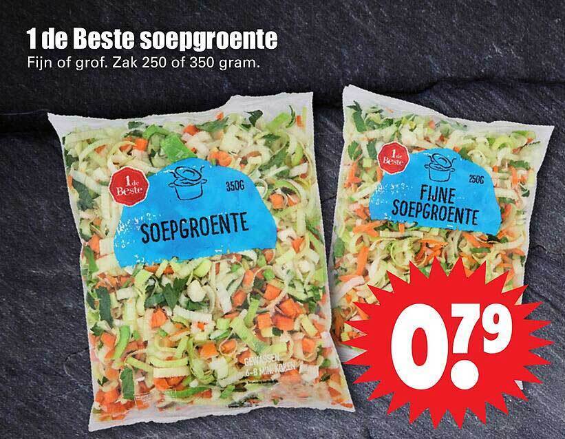1 De Beste Soepgroente Fijn Of Grof aanbieding bij Dirk