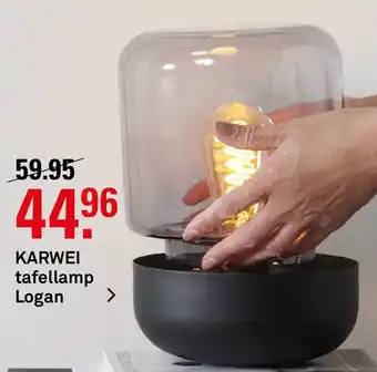 Karwei Karwei Tafellamp Logan aanbieding