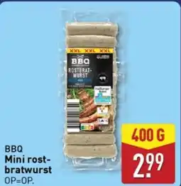ALDI Mini rost bratwurst aanbieding