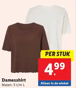 Lidl Damesshirt aanbieding