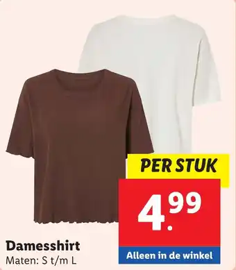 Lidl Damesshirt aanbieding