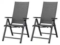 Lidl LIVARNO home 2 aluminium tuinstoelen Houston aanbieding