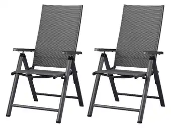Lidl LIVARNO home 2 aluminium tuinstoelen Houston aanbieding