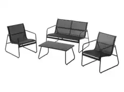 Lidl LIVARNO home 4-delige loungeset aanbieding