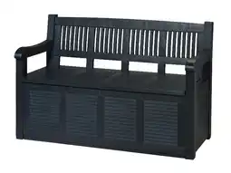 Lidl LIVARNO home Tuinbank met opbergbox aanbieding
