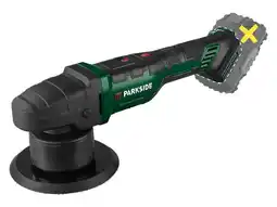Lidl PARKSIDE Accu-polijstmachine 20 V zonder accu en lader aanbieding