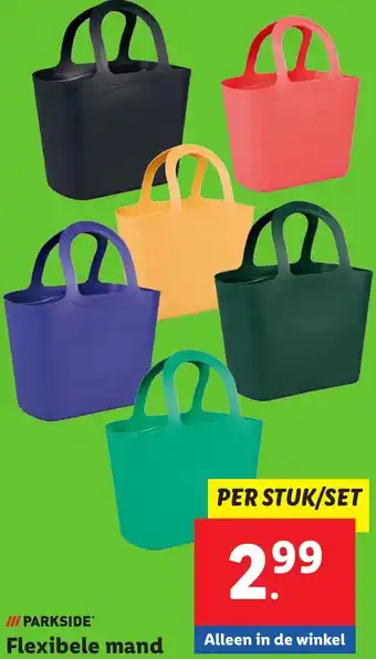 Lidl PARKSIDE Flexibele mand aanbieding