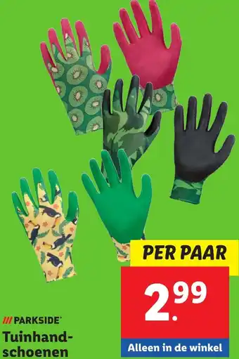 Lidl PARKSIDE Tuinhandschoenen aanbieding