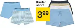 Zeeman Kinder short aanbieding