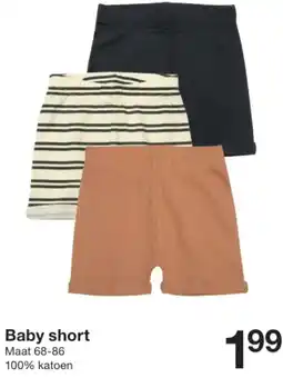Zeeman Baby short aanbieding