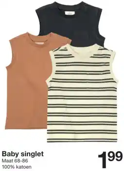 Zeeman Baby singlet aanbieding