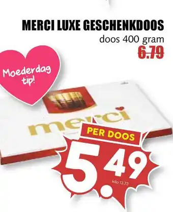 MCD Supermarkt Merci Luxe Geschenkdoos 400g aanbieding