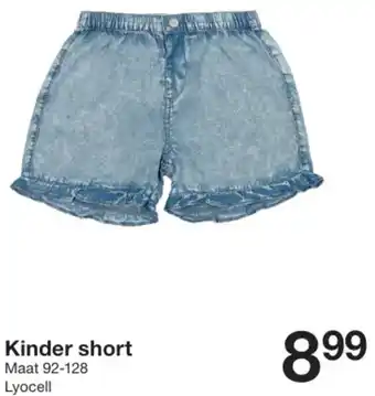 Zeeman Kinder short aanbieding