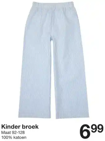 Zeeman Kinder broek aanbieding