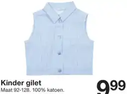 Zeeman Kinder gilet aanbieding