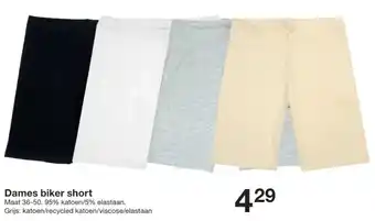 Zeeman Dames biker short aanbieding