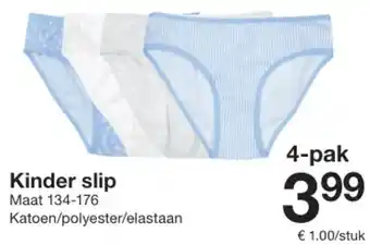 Zeeman Kinder slip aanbieding