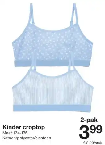 Zeeman Kinder croptop aanbieding