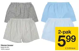 Zeeman Heren boxer aanbieding
