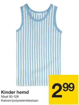 Zeeman Kinder hemd aanbieding