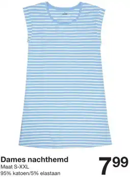 Zeeman Dames nachthemd aanbieding