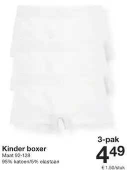 Zeeman Kinder boxer aanbieding