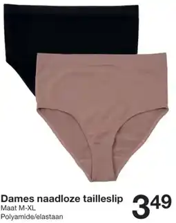 Zeeman Dames naadloze tailleslip aanbieding