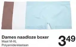 Zeeman Dames naadloze boxer aanbieding