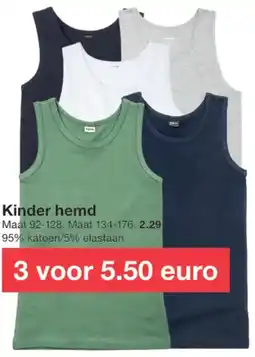 Zeeman Kinder hemd aanbieding