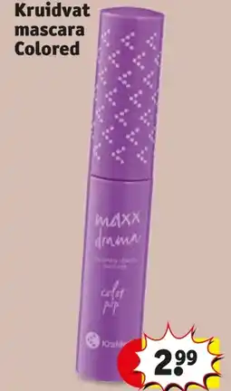 Kruidvat Kruidvat mascara Colored aanbieding
