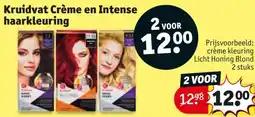 Kruidvat Kruidvat Crème en Intense haarkleuring aanbieding