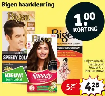 Kruidvat Bigen haarkleuring aanbieding