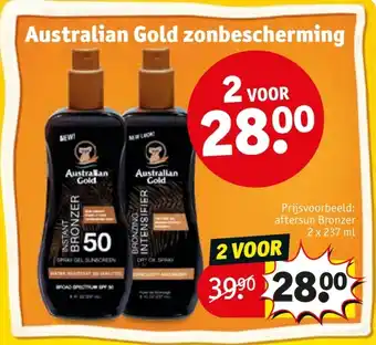 Kruidvat Australian Gold zonbescherming aanbieding