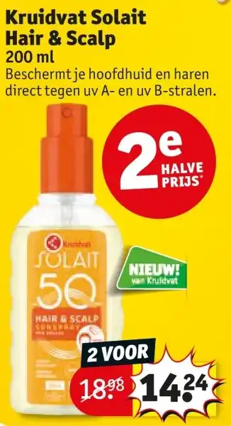 Kruidvat Kruidvat Solait Hair & Scalp aanbieding